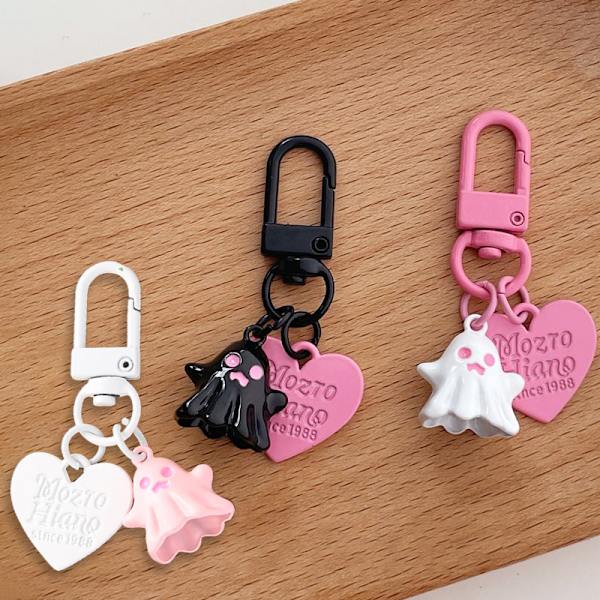 Halloween Ghost Keychain Doll Pendant Love Keyring Backpack Cha C