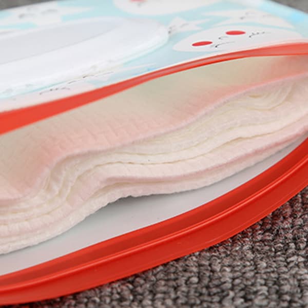 Bærbar Baby Wet Wipes Bag Tissue Box Container Miljøvenlig R E