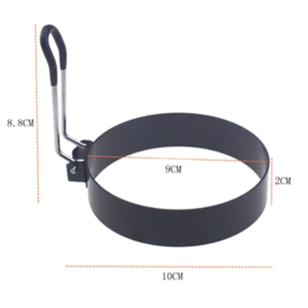 9/10/15/20 cm Pannkaka Form Metall Stekt ägg Shaper Non Stick 9cm