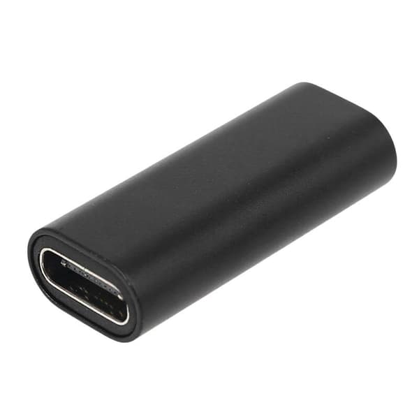 USB C hun til hun adapter USB C 3.1 kobling til tilslutning Black