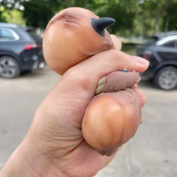 Skotsk höglandsko Squishy Långsam Återhämtning Stresslindrande Fidgetleksak Dark brown
