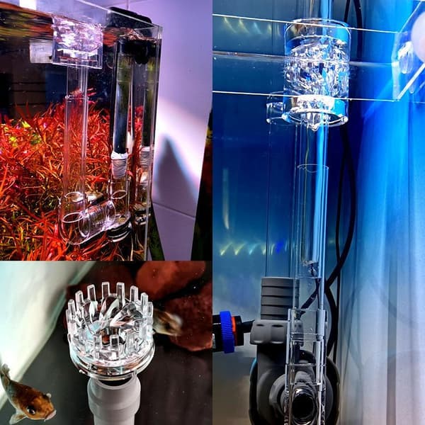 3D-printet akvarium oliefilmfjerner til flydende vand Y