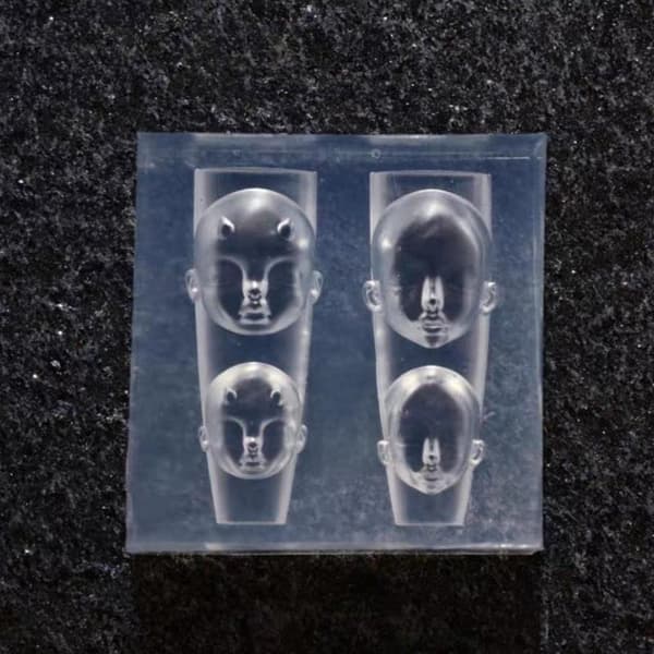 3D Silikon Nagelform Tecknad Jul Nagelmallar DIY Naglar A2