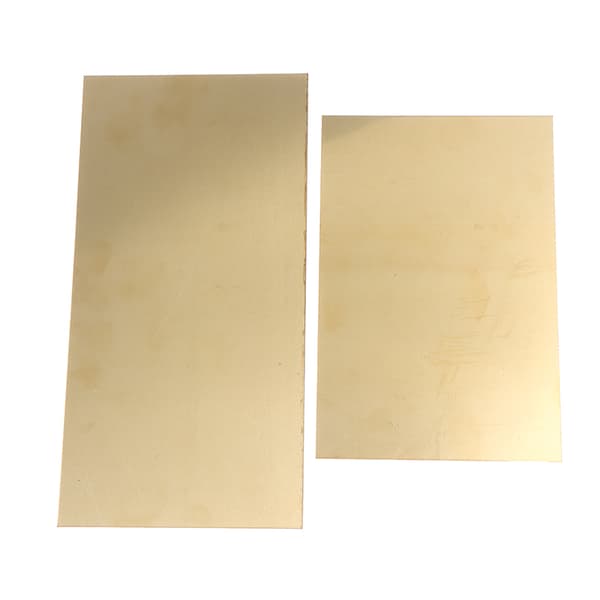 1 stk messingplate tykkelse 0,5 MM messingplatepute CNC-ramme A1