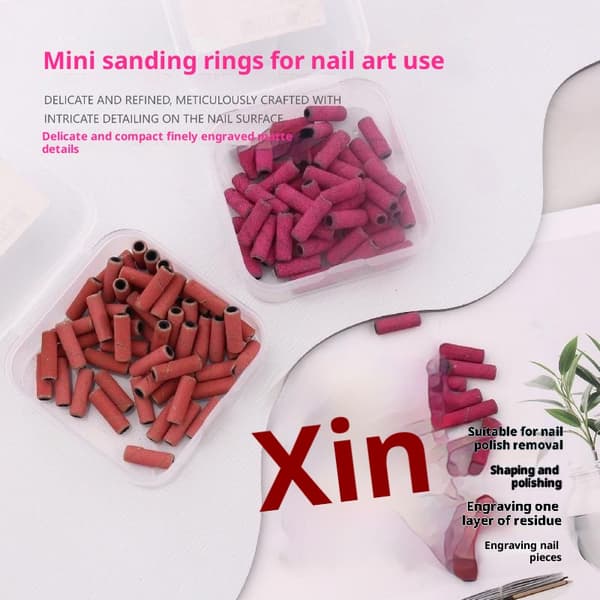 3 mm Mini Nagelslipringbandssatser Elektrisk nagelborr 5