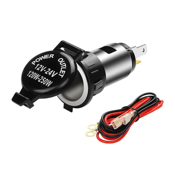 Universal 12V Bil Sigarettenner Strømuttak Adapter Plugg Uttak Bra A1