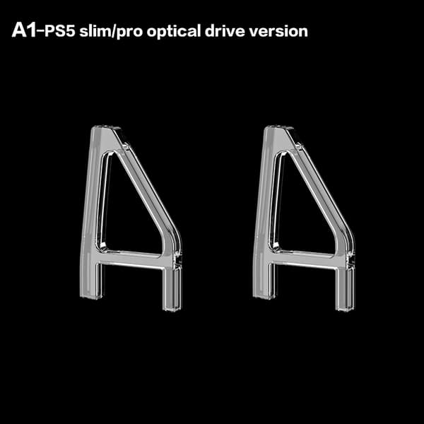 Gennemsigtig ABS Base Horisontal Stand til Slim/Pro Konsolholder A1