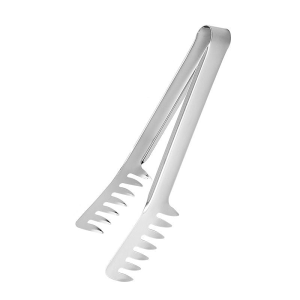 Multifunksjonell rustfri stålklips grillspagettitang Silver