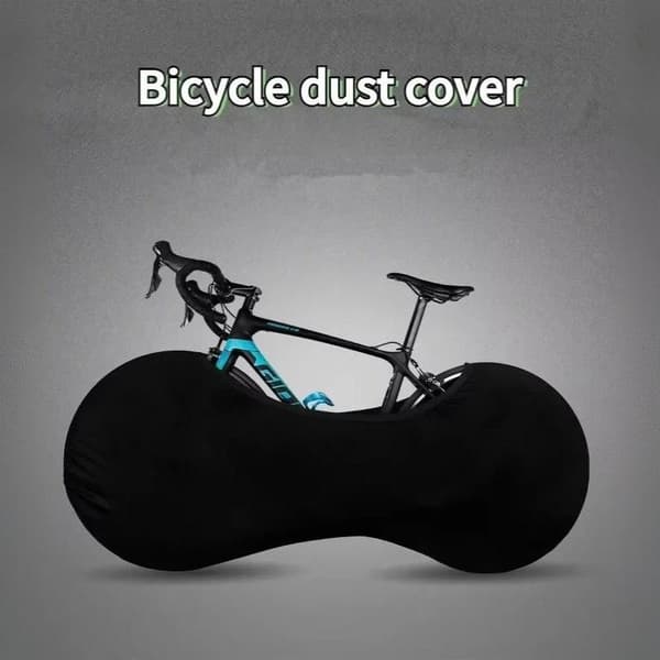 Cykelöverdrag Cykelskyddsutrustning Anti-dammhjul Black