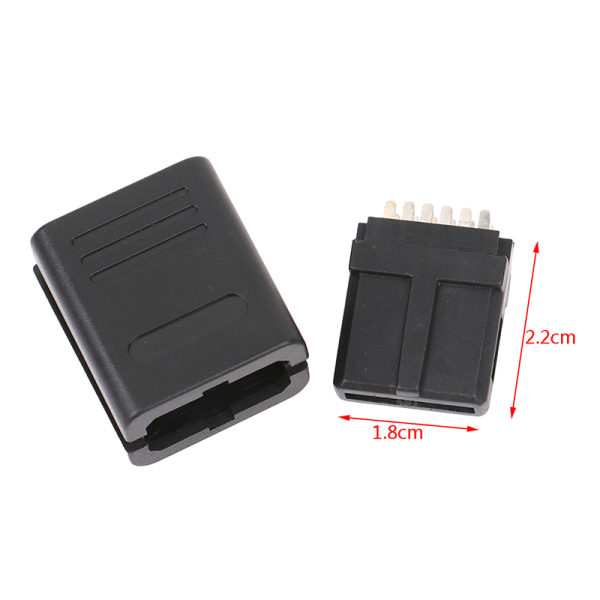 1 set för NGC SNES N64-kontakt hanekabel 12-stifts multi