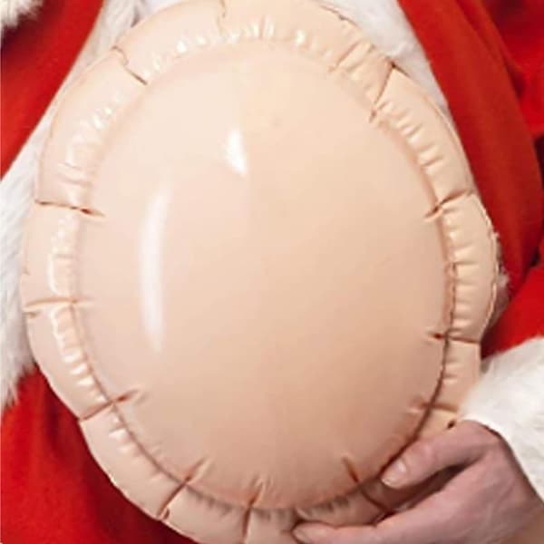 Oppblåsbar julenissebuk Justerbar stropp Julecosplay A Set
