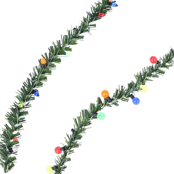 1:12 Dockhus Miniatyr Jul Heminredning Gräsremsor Docka 1#
