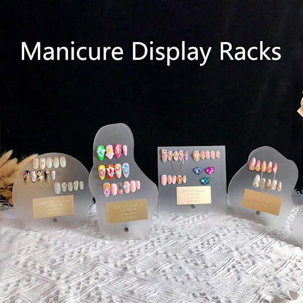 Akryl Nail Art Display Irregular Board Transparent Nail Art S A