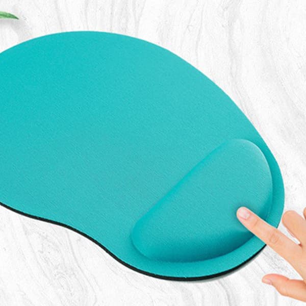 Musemåtte med håndledsstøtte til bærbar måtte Anti-Slip Gel Wrist EV Red