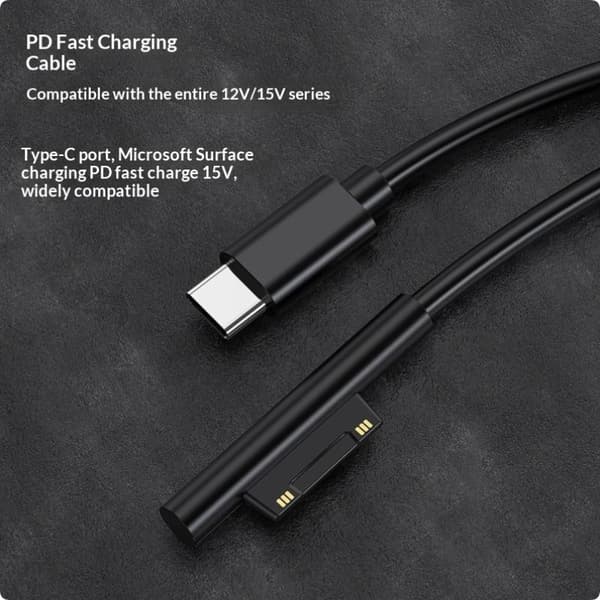 USB C Type C -pikalataussovitin Type C PD Power Surface-laitteelle A3
