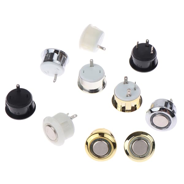 Touch Head Induksjonsbryter For LED Strip DIY Sengeskap Cabine Chrome Three Legs