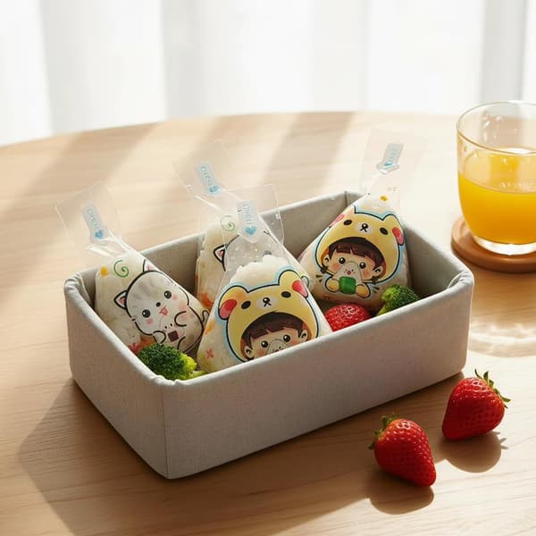 50 st trekantig risgrönsaksrulle Onigiri Sushi engångsförpackning