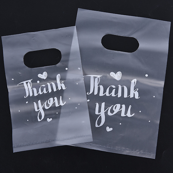 100 stk. Mini Tak Plastik Gaveposer Bryllup Slikposer Butik 9*15cm