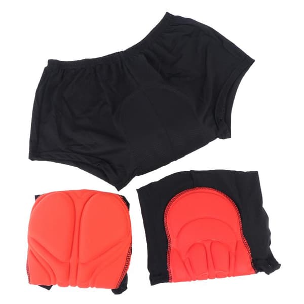 Vadderade cykelunderbyxor 3D-svampkudde som andas snabbt S