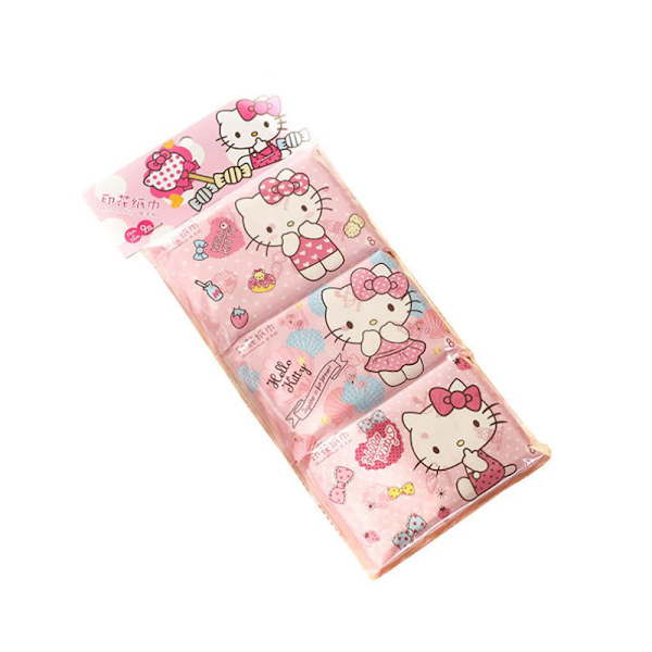 HelloKitty vevshåndklær Kawaii Sanrio tegneserietrykte håndklær P