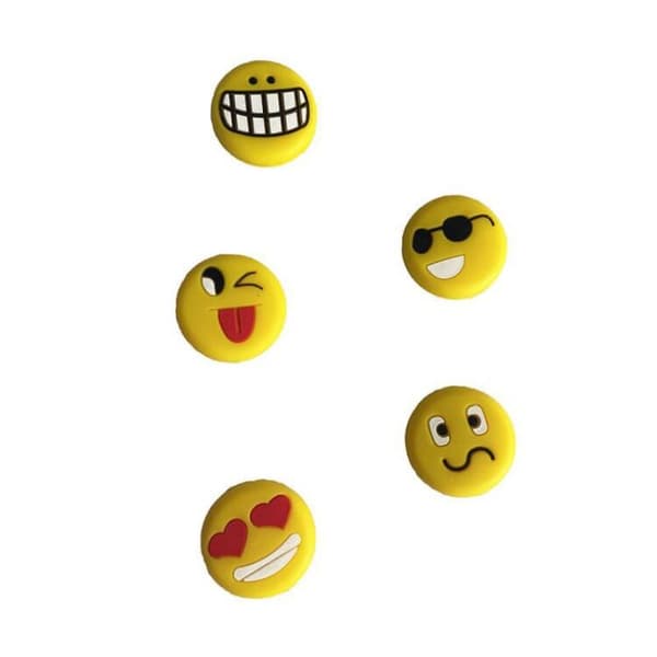 1/5 st tennisracket vibrationsdämpare racketsträngabsorbent happy