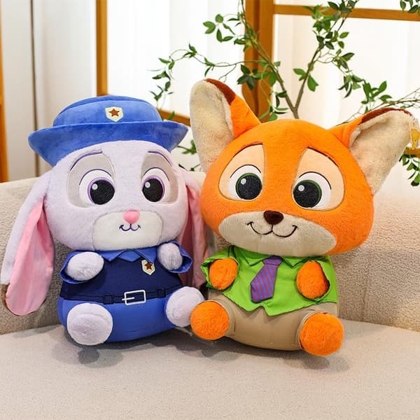 1 kpl Zootopia pehmolelu Nick Wilde Judith Laverne Hopps 22/28/3 A3