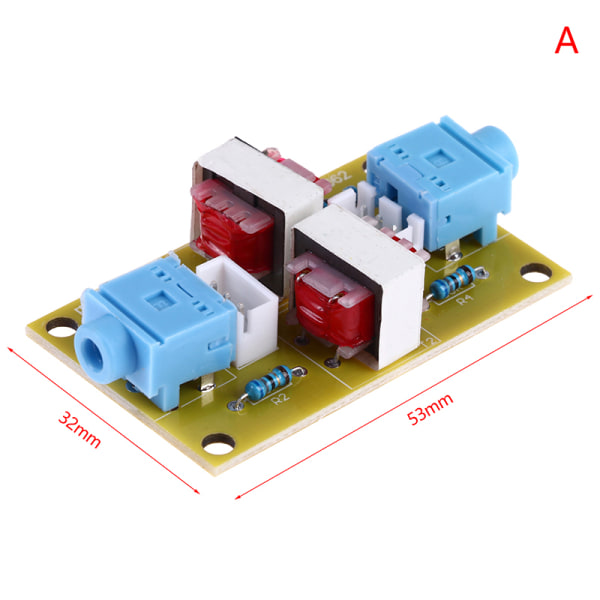 o Stereoisolator Eliminera strömljudinterferensfilter E 1.0