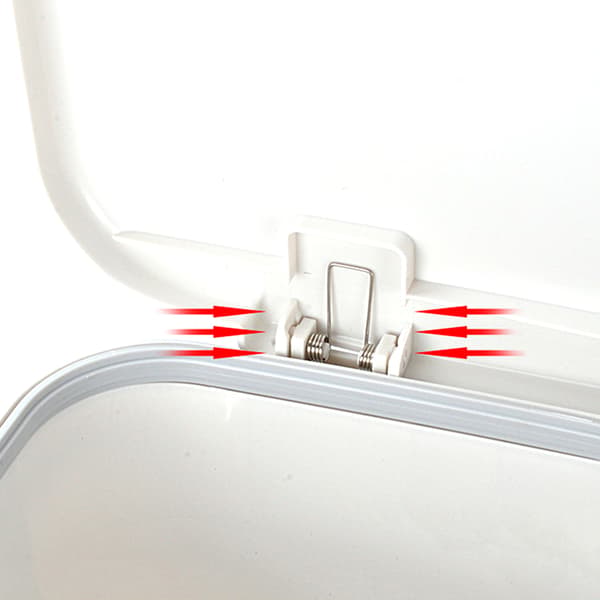 Soptunna Justerbar Komprimera 1 mm Dubbel Torsionsfjäder Spänne 10pcs