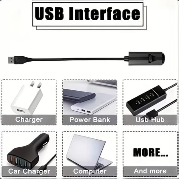 Dyr Blendende Fargerikt Mønster USB Projeksjonslys For Hjemmet 1Set