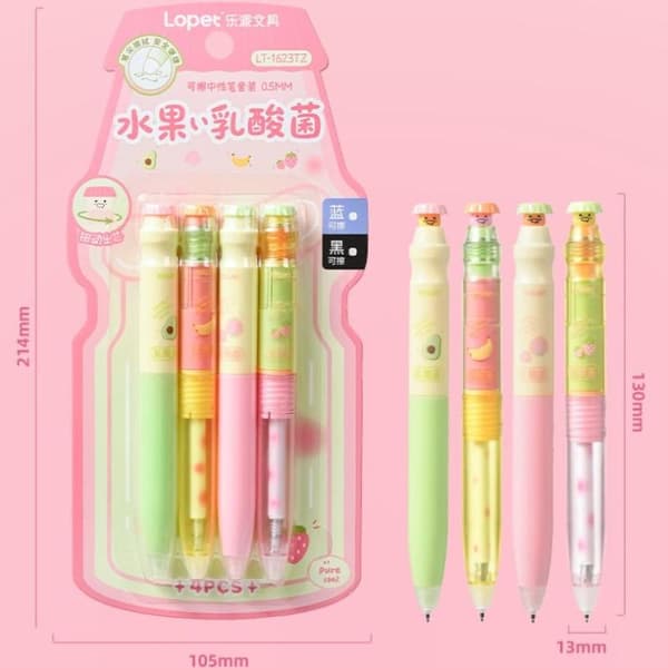 Kreativ 0,5 mm Relax Switch Pen Glat Skrivning Anti-Fidget Clip onesize