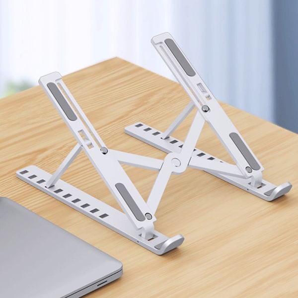 Laptop Stand Bærbar Holder Foldbar Plast til Notebook Bord A2