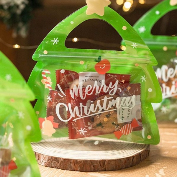 10st julklappspåse för godis Chokladkaka Nougat Bisc 10PCS