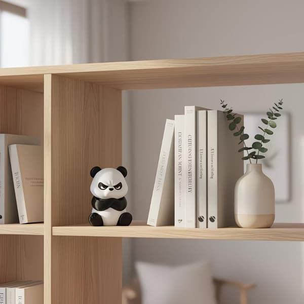 3D-printet vred pandafigur og gnavent design udsøgt hjem