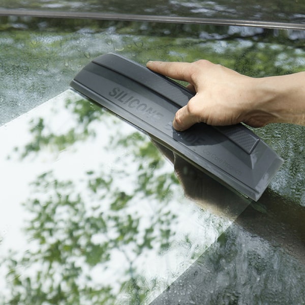 Skrapfri mjuk silikon Handy Squeegee Bilinpackningsverktyg Vatten W
