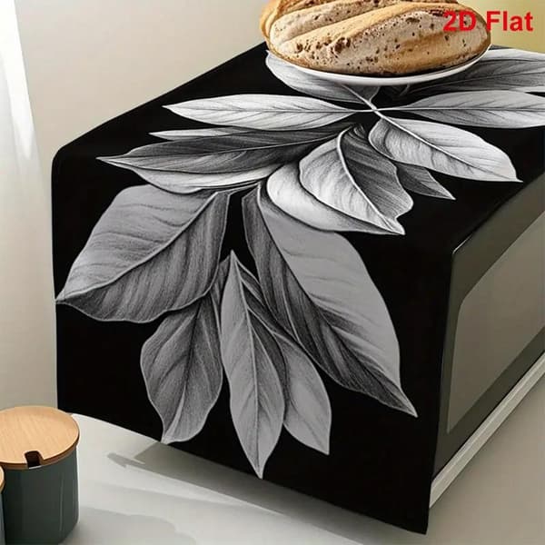 Trykt støvdeksel til mikrobølgeovn med vanntett stoff og du A4