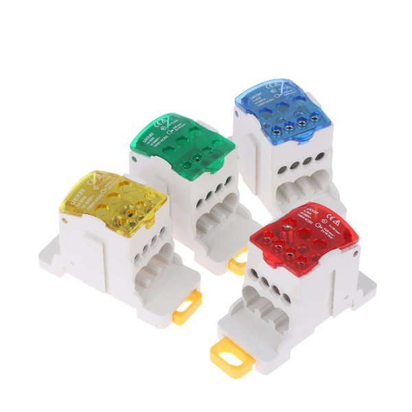 UKK80A Terminal Block Rail distribution Box Universal Electric Green