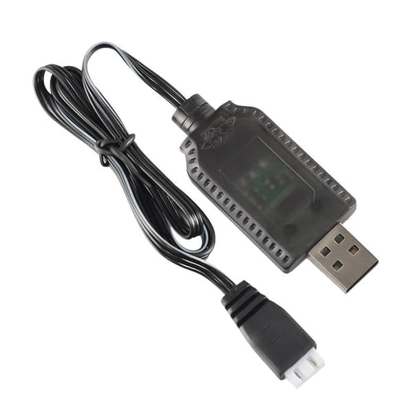 7.4V USB Lithium Batteri Opladerkabel XH-3P Smart Genopladeligt