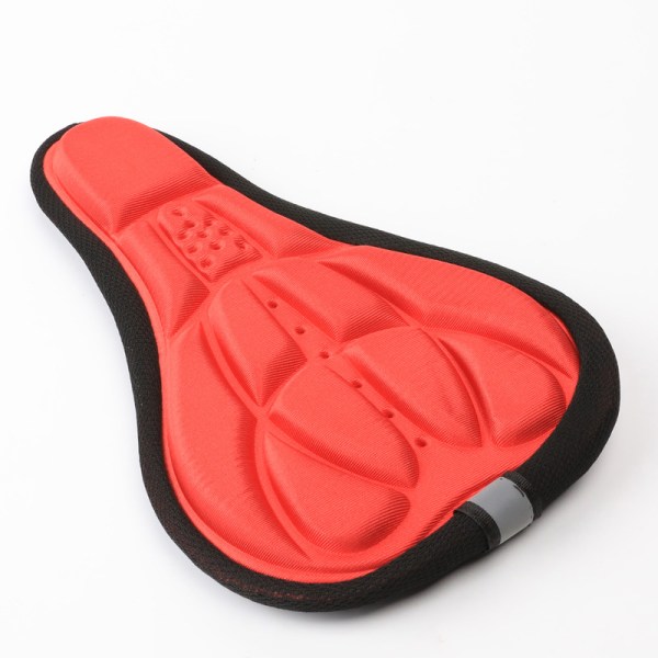 3D Gel Sykkelsete Sadel Comfort Foam Setepute Red