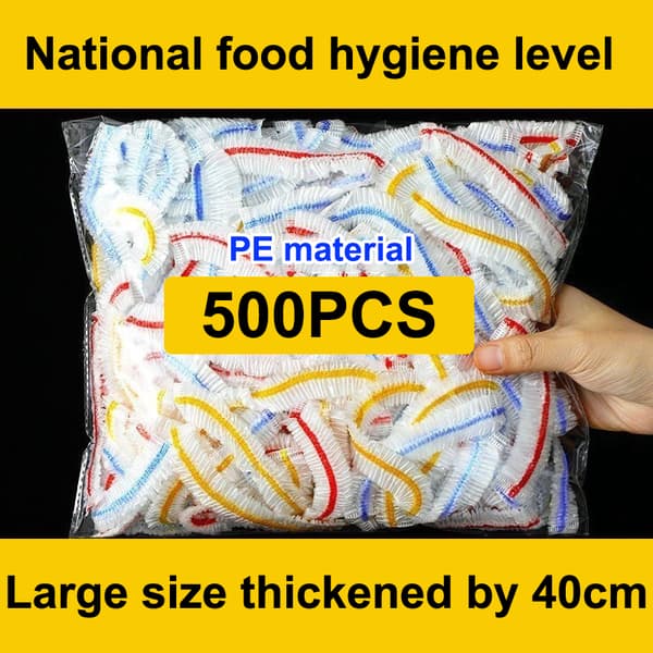 100/500 stk. engangs plastikkdekselfilm Fargerik plastfolie A12