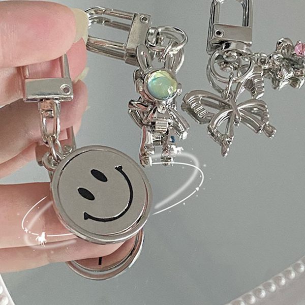 Kreativ Trendy Mote Legering nøkkelring Ins Style Personlighet Pu 2