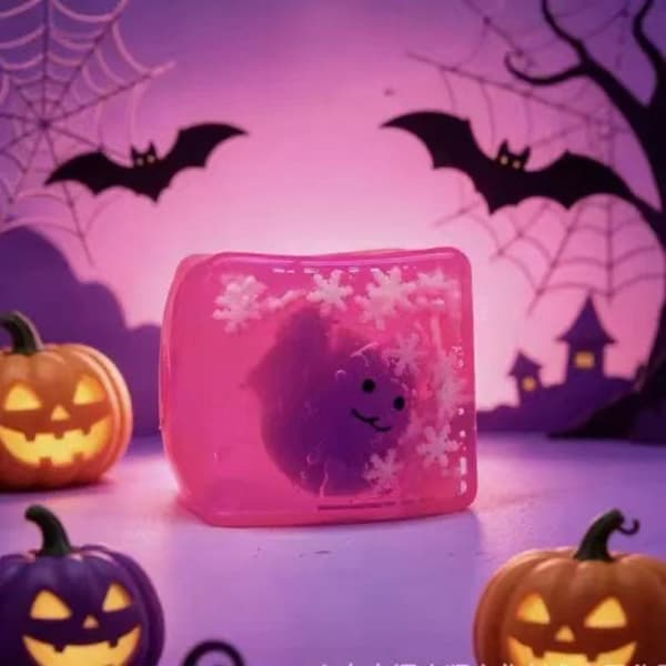 Nye Lysende Halloween Spooky Kuber A6 box