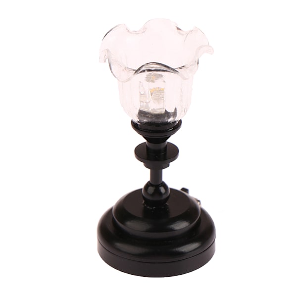 1:12 Dukkehus Miniature LED Lampe Loftslys Lysekrone Hjem