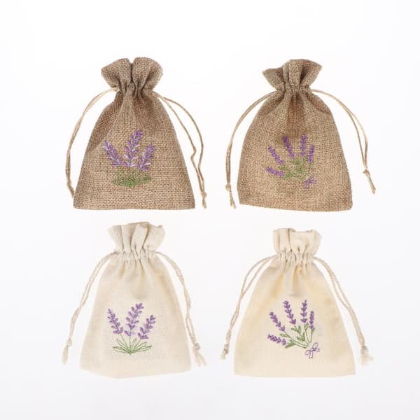 1 stk. tørret blomst aromaposer broderi lavendelposer poser aro Canvas 5 Flowers