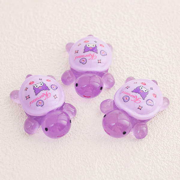 1 stk Mini Luminous Turtle Hjemmedekor Landskap Harpiks Håndverk G 3