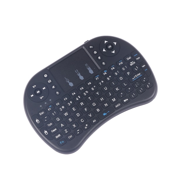Baggrundsbelyst engelsk russisk 2.4G Air Mouse Remote Touchpad Mini Wir