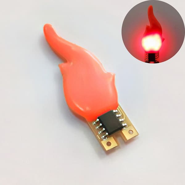 3v Led Cob Flash Kynttilät Joustava Filamentti Diodi Light Decorati Blue