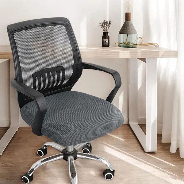 Spandex Elasticity Office Stretch Computerstolebetræk Anti-du White