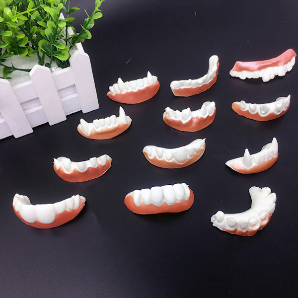 12 stk. sjove protesemodeller Cosplay rekvisitter proteser legetøj Spoof til 12pcs