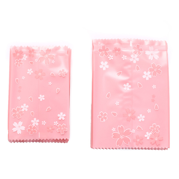 100 stk. Hine Sealing Æggeblomme Sprød Snowflake Emballagepose DIY A