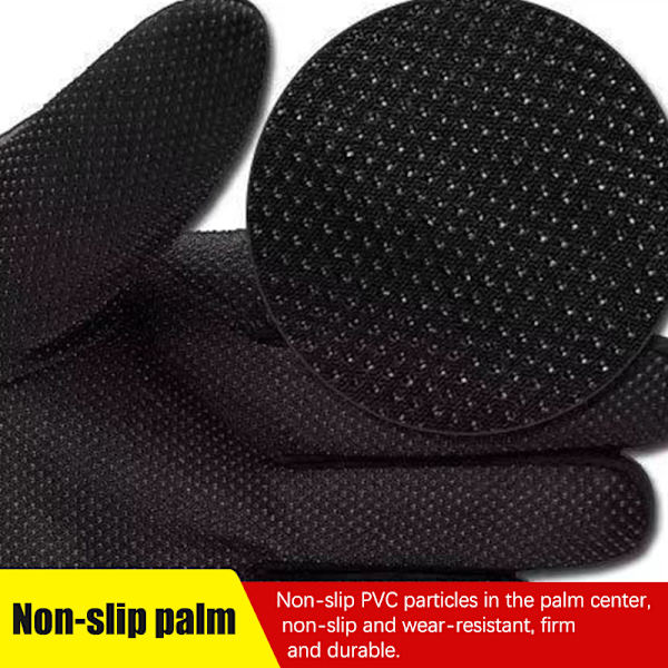 Vinter Mænd Kvinder Handsker Touch Cold Waterproof Ridning Gloves Ru Black